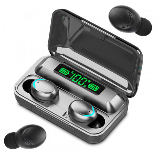 Draadloze bluetooth-Earbuds met Powerbank